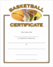 Basketball Certificate - CE-234