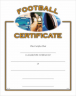 Football Certificate - CE-236