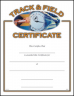 Track & Field Certificate - CE-241