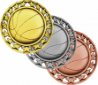 2-1/2" Basketball Star Medallion - SM-103-NR