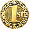 2-1/2" 1st Place Star Medallion - SM-161-NR