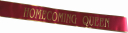 Homecoming Queen Red Sash  - IQSG72-HQ-RED