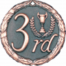 2" 3rd Place Medallion - XR-283-NR